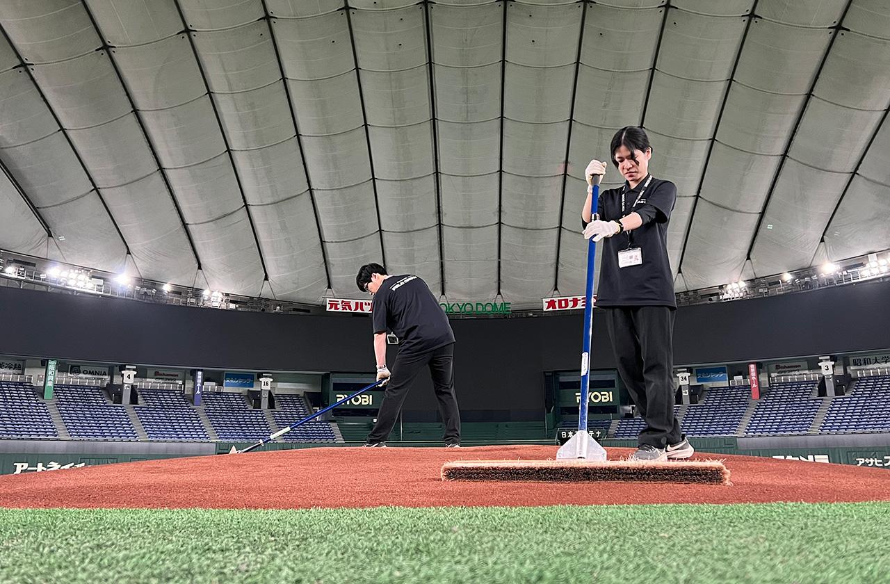 グラウンド整備